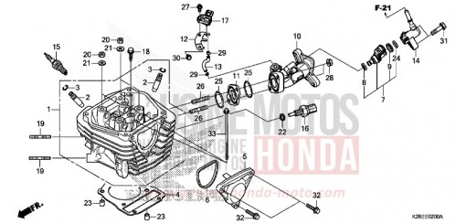 CULASSE CRF125FP de 2023
